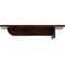 Ekena Millwork Heaton Hidden Support Steel Bracket w/ 6" Support Depth, Antiqued Copper 3"W x 10"D x 2"H BKTM03X10X02HEACO - alternate 2